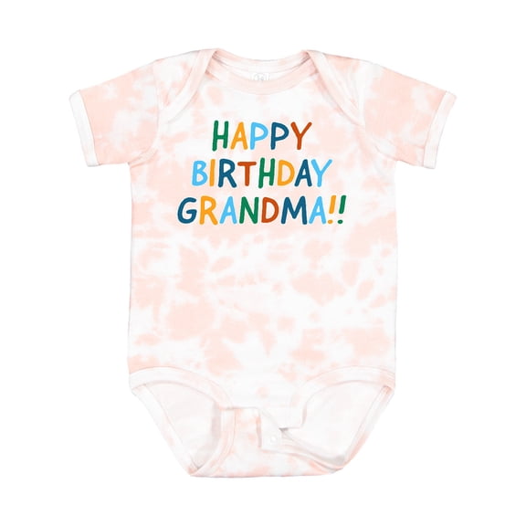 Inktastic Happy Birthday Grandma Boys or Girls Baby Bodysuit