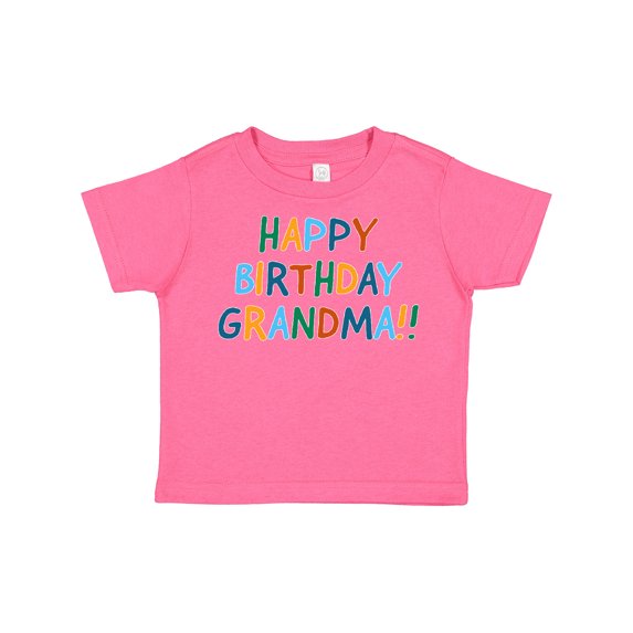 Inktastic Happy Birthday Grandma Boys or Girls Toddler T-Shirt