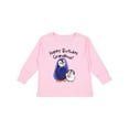 thumbnail image 1 of Inktastic Happy Birthday, Grandma Cute Penguins Boys or Girls Long Sleeve Toddler T-Shirt, 1 of 5