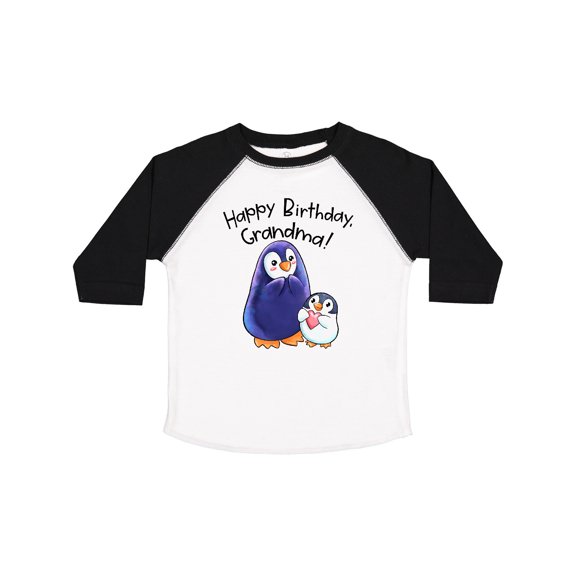 Inktastic Happy Birthday, Grandma- Cute Penguins Boys or Girls Toddler T-Shirt