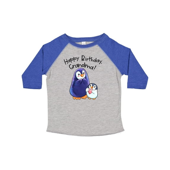 Inktastic Happy Birthday, Grandma- Cute Penguins Boys or Girls Toddler T-Shirt