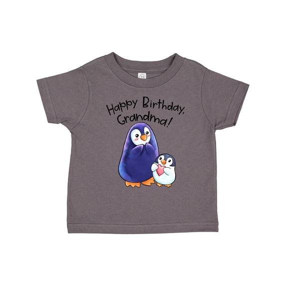 Inktastic Happy Birthday, Grandma- Cute Penguins Boys or Girls Toddler T-Shirt