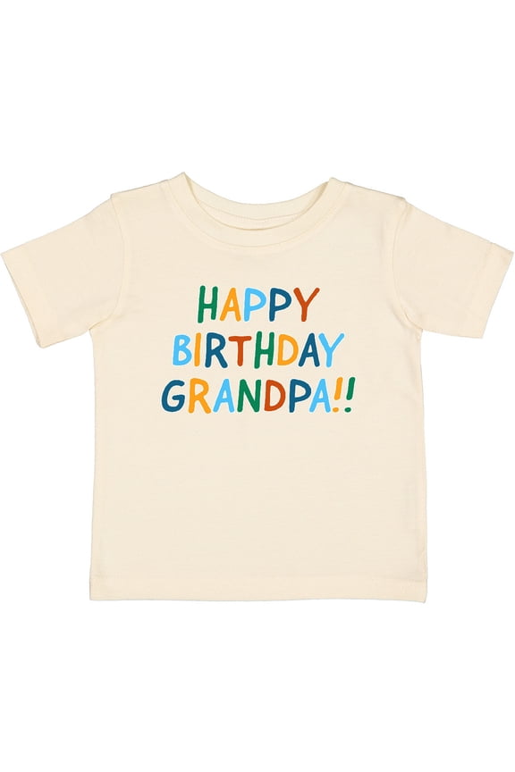 Happy Birthday Grandpa Boys or Girls Baby T-Shirt