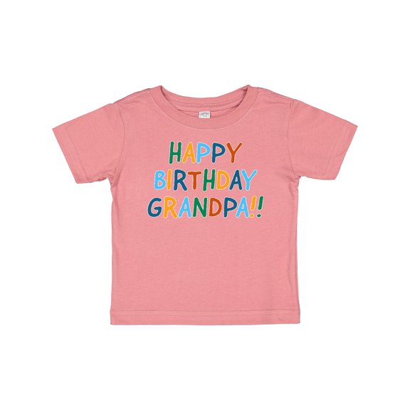Inktastic Happy Birthday Grandpa Boys or Girls Baby T-Shirt