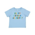thumbnail image 1 of Inktastic Happy Birthday Grandpa Boys or Girls Baby T-Shirt, 1 of 5