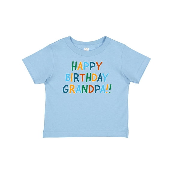 Inktastic Happy Birthday Grandpa Boys or Girls Baby T-Shirt