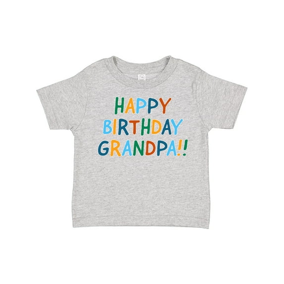 Inktastic Happy Birthday Grandpa Boys or Girls Toddler T-Shirt