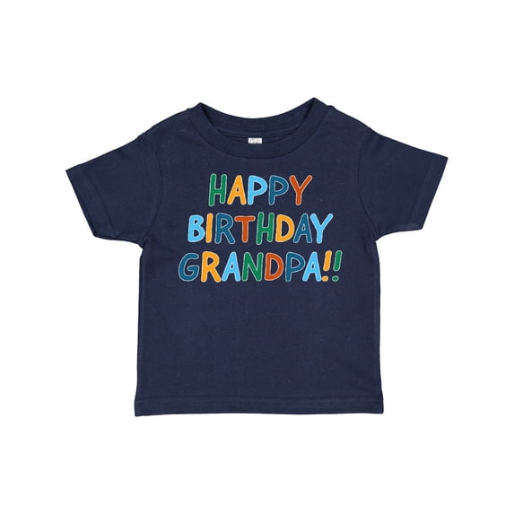Inktastic Happy Birthday Grandpa Boys or Girls Toddler T-Shirt