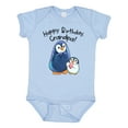 thumbnail image 1 of Inktastic Happy Birthday, Grandpa Cute Penguins Boys or Girls Baby Bodysuit, 1 of 5