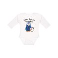 thumbnail image 1 of Inktastic Happy Birthday, Grandpa Cute Penguins Boys or Girls Long Sleeve Baby Bodysuit, 1 of 5