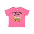 thumbnail image 1 of Inktastic Happy Birthday Jesus Nativity Christmas Boys or Girls Toddler T-Shirt, 1 of 5