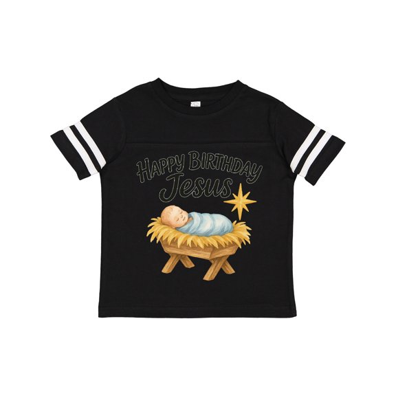 Inktastic Happy Birthday Jesus Nativity Christmas Boys or Girls Toddler T-Shirt