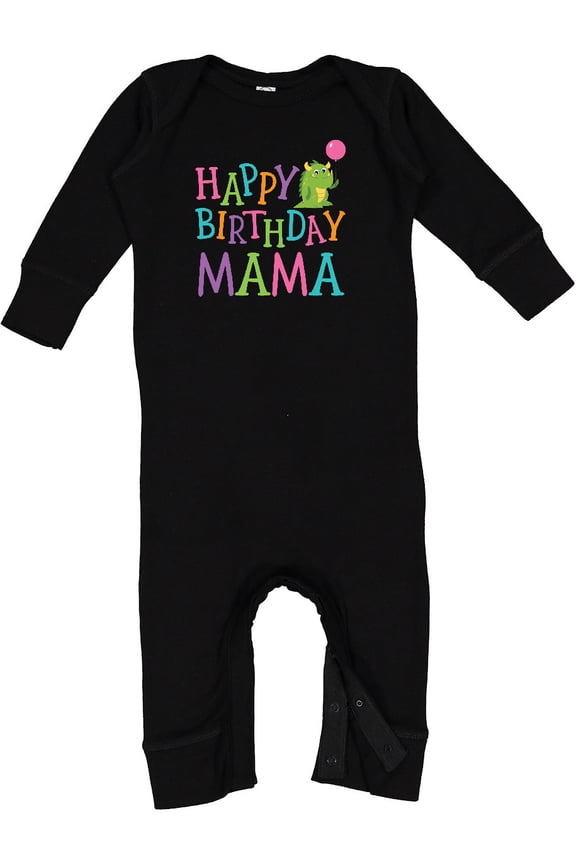 Happy Birthday Mama Baby Romper Coveralls