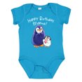 thumbnail image 1 of Inktastic Happy Birthday, Mama- Cute Penguins Boys or Girls Baby Bodysuit, 1 of 5