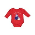 thumbnail image 1 of Inktastic Happy Birthday, Mama- Cute Penguins Boys or Girls Long Sleeve Baby Bodysuit, 1 of 5