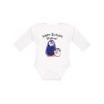 thumbnail image 1 of Inktastic Happy Birthday, Mama Cute Penguins Boys or Girls Long Sleeve Baby Bodysuit, 1 of 5