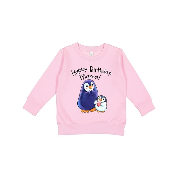 Inktastic Happy Birthday, Mama Cute Penguins Toddler Sweatshirt