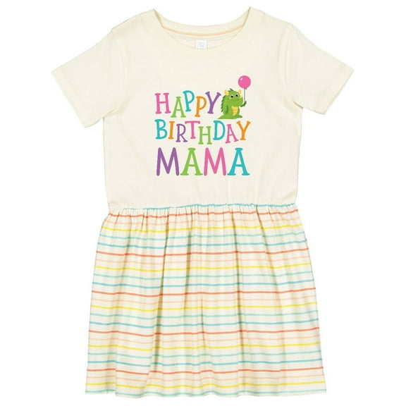 Inktastic Happy Birthday Mama Girls Toddler Dress