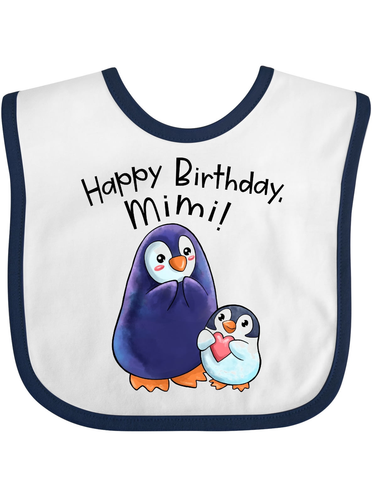 Inktastic Happy Birthday, Mimi- Cute Penguins Boys or Girls Baby