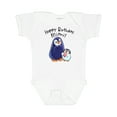thumbnail image 1 of Inktastic Happy Birthday, Mimi Cute Penguins Boys or Girls Baby Bodysuit, 1 of 5