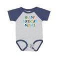 thumbnail image 1 of Inktastic Happy Birthday Mom Boys or Girls Baby Bodysuit, 1 of 5