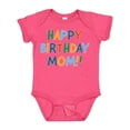 thumbnail image 1 of Inktastic Happy Birthday Mom Boys or Girls Baby Bodysuit, 1 of 5