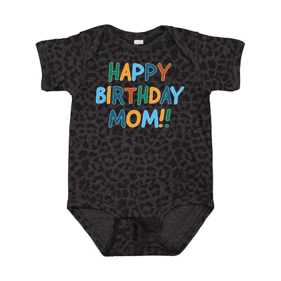 Inktastic Happy Birthday Mom Boys or Girls Baby Bodysuit