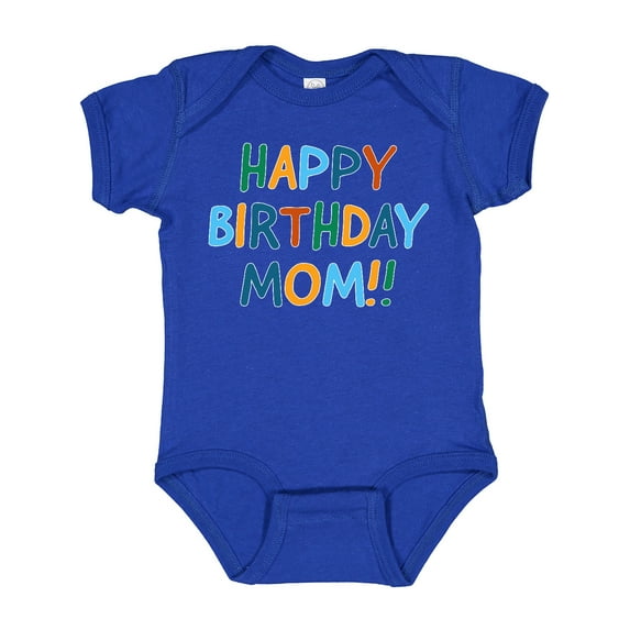 Inktastic Happy Birthday Mom Boys or Girls Baby Bodysuit