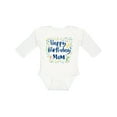 thumbnail image 1 of Inktastic Happy Birthday Mom Boys or Girls Long Sleeve Baby Bodysuit, 1 of 5