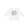 thumbnail image 1 of Inktastic Happy Birthday Mom Boys or Girls Long Sleeve Toddler T-Shirt, 1 of 5