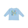 thumbnail image 1 of Inktastic Happy Birthday Mom Boys or Girls Long Sleeve Toddler T-Shirt, 1 of 5