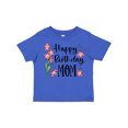 thumbnail image 1 of Inktastic Happy Birthday, Mom Pink Flowers Boys or Girls Toddler T-Shirt, 1 of 5
