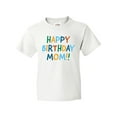 thumbnail image 1 of Inktastic Happy Birthday Mom Youth T-Shirt, 1 of 5