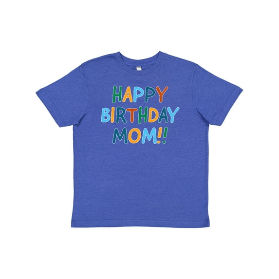 Inktastic Happy Birthday Mom Youth T-Shirt