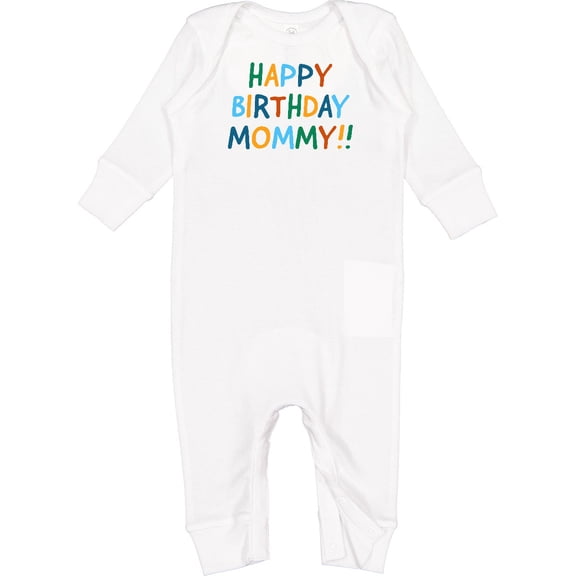 Inktastic Happy Birthday Mommy Baby Romper Coveralls