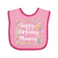 thumbnail image 1 of Inktastic Happy Birthday Mommy Boys or Girls Baby Bib, 1 of 4