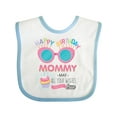 thumbnail image 1 of Inktastic Happy Birthday Mommy Boys or Girls Baby Bib, 1 of 4