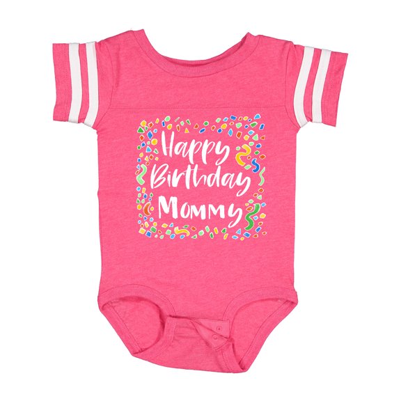 Inktastic Happy Birthday Mommy Boys or Girls Baby Bodysuit