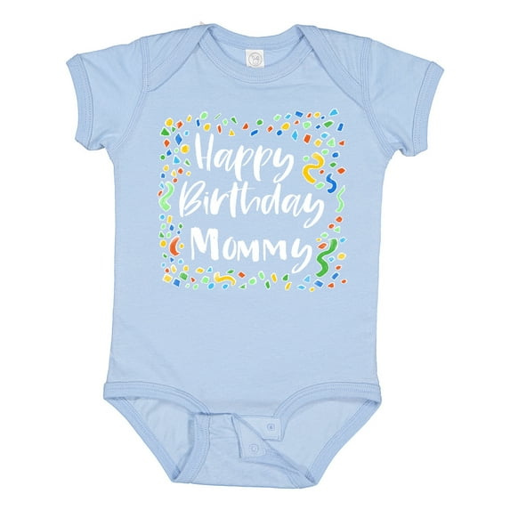 Inktastic Happy Birthday Mommy Boys or Girls Baby Bodysuit