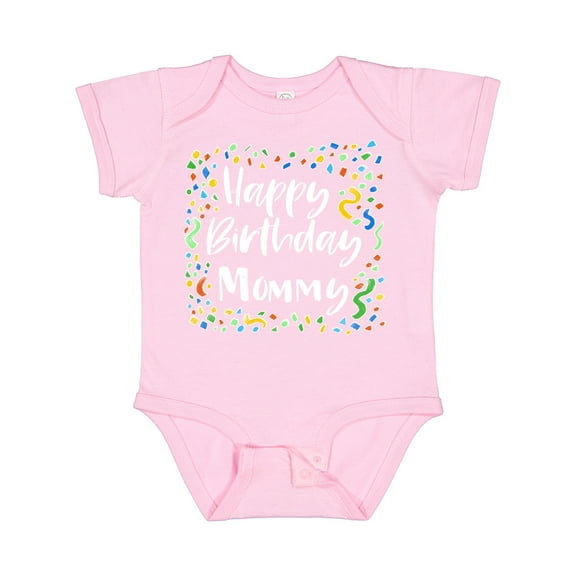 Inktastic Happy Birthday Mommy Boys or Girls Baby Bodysuit