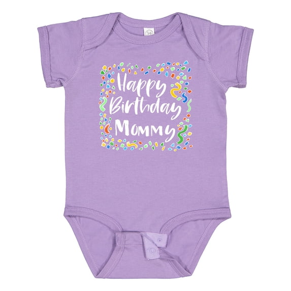 Inktastic Happy Birthday Mommy Boys or Girls Baby Bodysuit