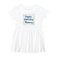 thumbnail image 1 of Inktastic Happy Birthday Mommy Girls Baby Dress, 1 of 5