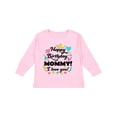thumbnail image 1 of Inktastic Happy Birthday, Mommy I Love You Boys or Girls Long Sleeve Toddler T-Shirt, 1 of 5