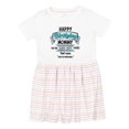 thumbnail image 1 of Inktastic Happy Birthday, Mommy I'm the Best Ever in Blue Girls Toddler Dress, 1 of 5