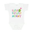 thumbnail image 1 of Inktastic Happy Birthday Mommy Party Boys or Girls Baby Bodysuit, 1 of 5