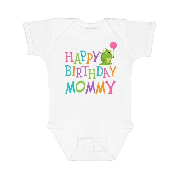 Inktastic Happy Birthday Mommy Party Boys or Girls Baby Bodysuit
