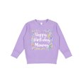 thumbnail image 1 of Inktastic Happy Birthday Mommy Toddler Sweatshirt, 1 of 4