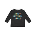 thumbnail image 1 of Inktastic Happy Birthday Nana Boys or Girls Long Sleeve Toddler T-Shirt, 1 of 5
