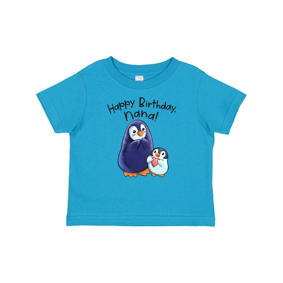 Inktastic Happy Birthday, Nana- Cute Penguins Boys or Girls Baby T-Shirt