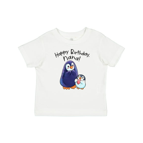 Inktastic Happy Birthday, Nana- Cute Penguins Boys or Girls Baby T-Shirt